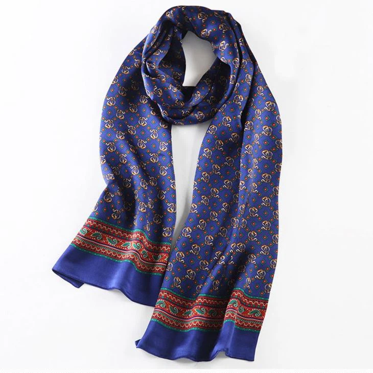 China Printed Silk Scarf manufacturer